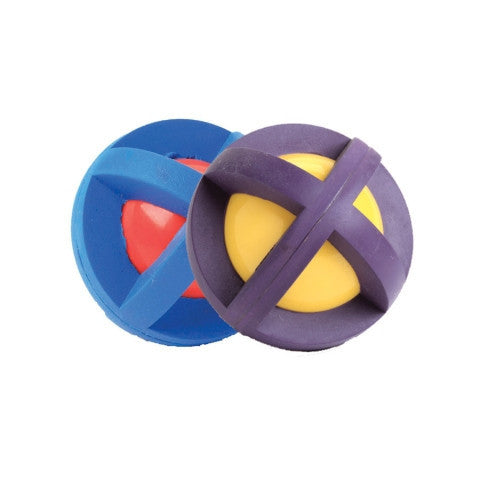 Multipet Boingo Ball Rattling Dog Toy