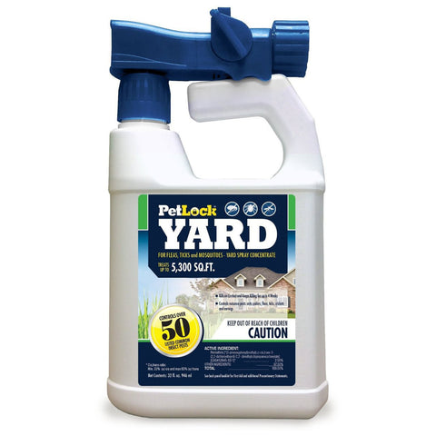 PetLock Yard Spray Concentrate for Fleas Ticks and Mosquitos 32oz