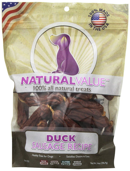 Loving Pets Natural Value Soft Chew Duck Sausages 14oz