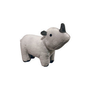 Mighty Tuffy Junior Safari Rhinoceros Rhoni Jr Dog Toy