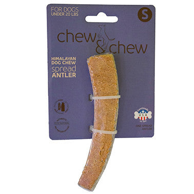 Himalayan Chew And Chew Spread Antler Small Dog Treat