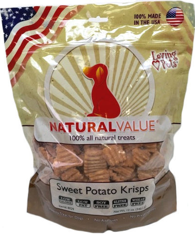 Loving Pets Natural Value Sweet Potato Krisps 12oz