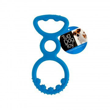 7.5 Inch Rubber Pull Tug Economy Dog Toy