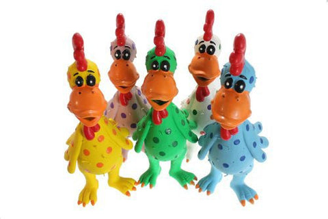 Multipet Mini Globkens Large 11.5 Inch Assorted Latex Chicken