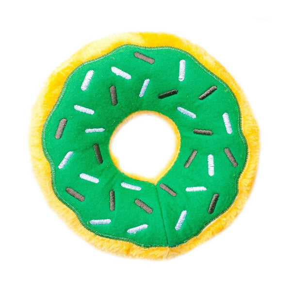 Zippy Paws Mint Chip Donutz Plush Toy