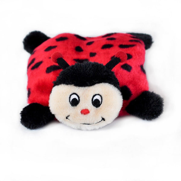 Zippy Paws Squeakie Pad Ladybug Extreme Squeak Toy