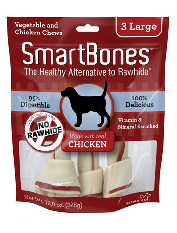 SmartBones Chicken Dog Chew Large 3pk