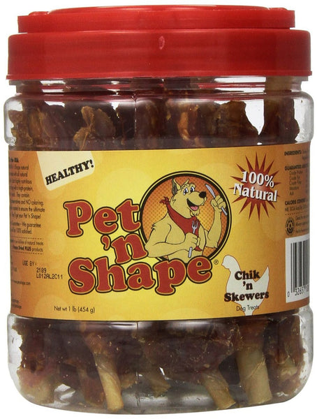 Pet N Shape Chik N Skewers 1LB