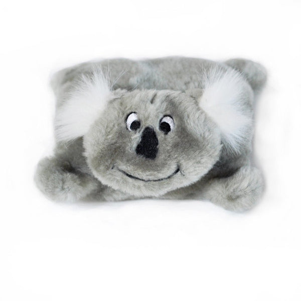 Zippy Paws Squeakie Pad Gray Koala Extreme Squeak Toy