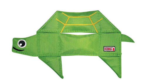 Kong Ballistic Flatz Turtle Dog Toy Size Small 11 Inch