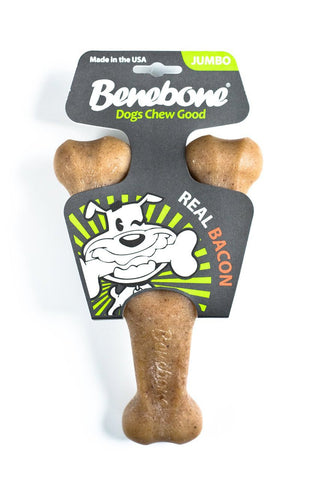 Benebone Bacon Flavored Wishbone Jumbo Chew Toy 9.6oz