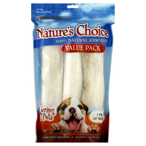 Loving Pets Natures Choice 3 Pack 10 Inch Retriever Rolls