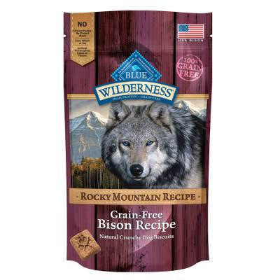 Blue Buffalo Wilderness Rocky Mountain Bison Biscuits 8oz