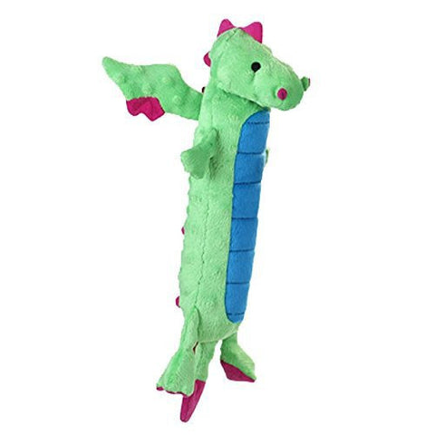 GoDog Small Green Skinny Dragon With Chewguard Technology