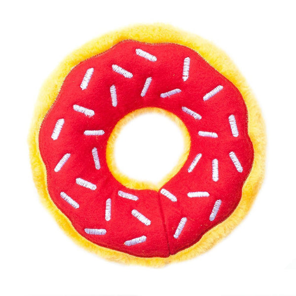 Zippy Paws Cherry Donutz Plush Toy