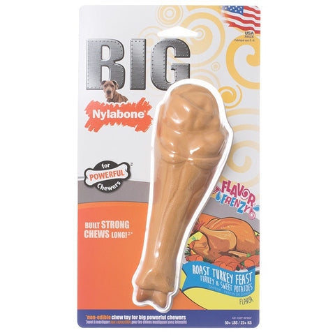 Nylabone Flavor Frenzy Big Chew Turkey Leg Turkey & Sweet Potato