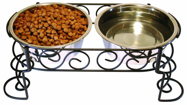 Ethical Pet Mediterranean Stainless Steel Double Diner 3 Quart