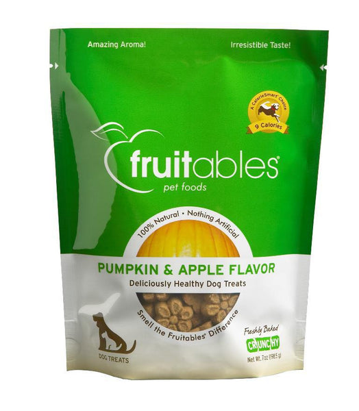 Fruitables Pumpkin & Apple Crunchy Dog Treats 7oz