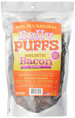 Vets Choice Bully Puffs Bacon & Liver Flavor