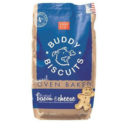 Cloud Star Original Buddy Biscuits Bacon Cheese Bulk 4lb