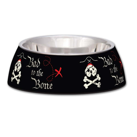 Loving Pet Bad to the Bone Milano Medium Dog Bowl