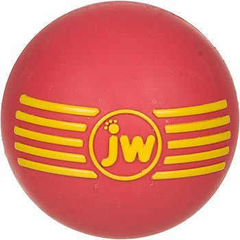 JW Pet Large iSqueak Standard Rubber Fetch Ball