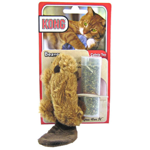 Kong Beaver Refillable Catnip Cat Toy