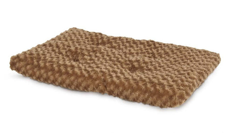 Petmate Brown 28.5 x 18.5 Plush Kennel Mat