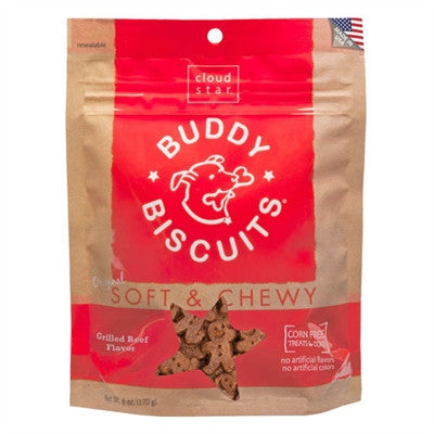 Cloud Star Soft & Chewy Buddy Biscuits Grilled Beef 6oz