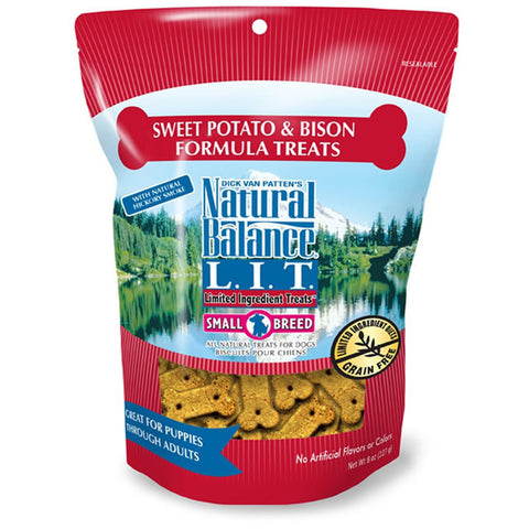 Natural Balance Small Breed Sweet Potato & Bison Treats 8oz