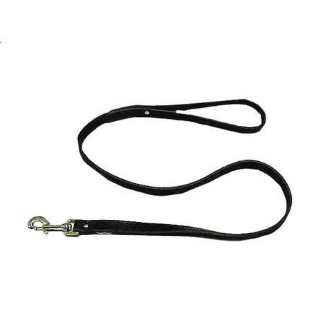 Black Latigo Leather Premium Dog Lead