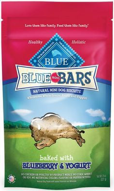 Blue Buffalo Mini Bar Blueberry and Yogurt Dog Biscuits