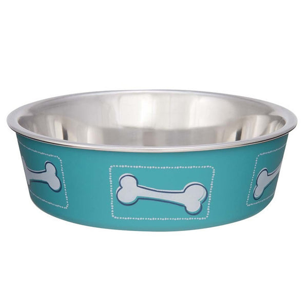 Loving Pet Bella Bowl Coastal Aqua Sea Large