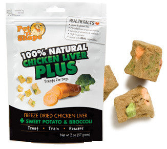 Freeze Dried Chicken Liver Plus Sweet Potato & Broccoli Treats