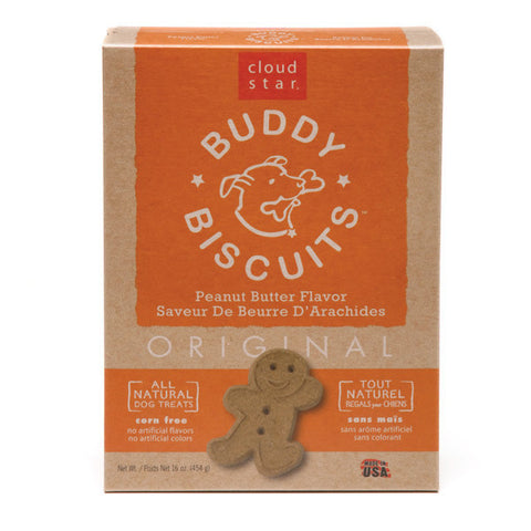 Cloud Star Original Buddy Biscuits Peanut Butter 16 oz