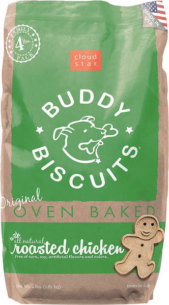 Cloud Star Original Oven Baked Buddy Biscuits with Roasted Chicken Dog Treats