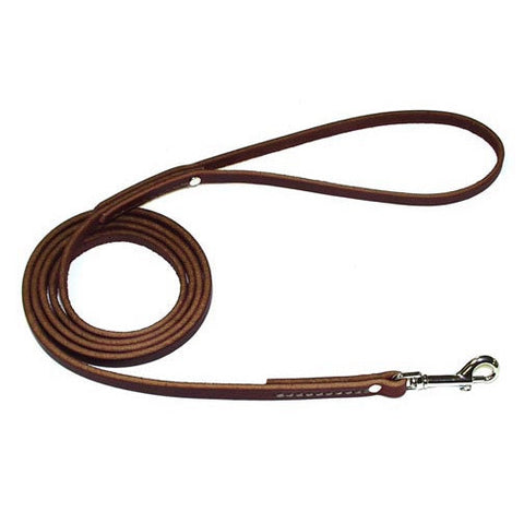 Burgundy Latigo Leather Premium Dog Lead