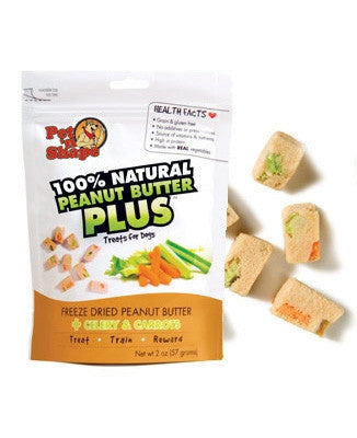 Freeze Dried Peanut Butter Plus Celery & Carrots Treats