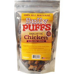 Vets Choice Bully Puffs Chicken and Cheddar Cheese Dog Treats