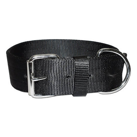 2 Inch Wide Black Large Breed Dog Collar