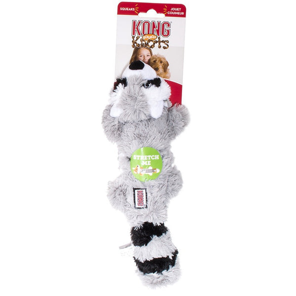 Kong Scrunch Knot Raccoon Dog Toy