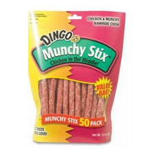 Dingo 50 Pack Chicken Munchy Stix