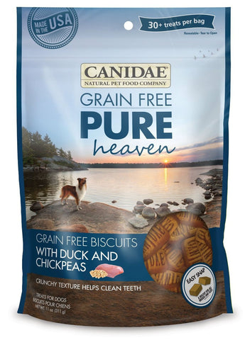 Canidae Grain Free Pure Heaven Duck And Chickpea Biscuits 11oz