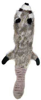 Raccoon Skinneeez No Stuffing Dog Toy