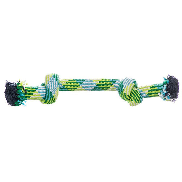 Mammoth Medium Flossy Chews Braidys 2 Knot Rope Bone