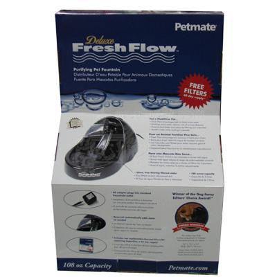 Petmate 108oz Deluxe Fresh Flow Purifying Water Bowl