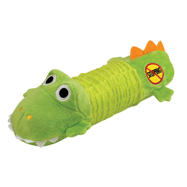 Petstages Stuffing Free Big Squeak Gator Dog Toy