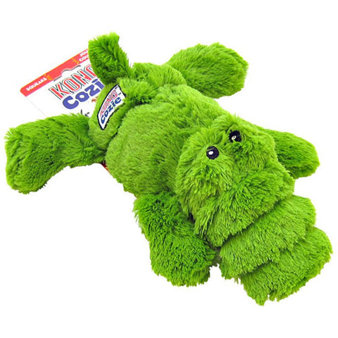 KONG Cozie Ali The Green Gator Dog Toy