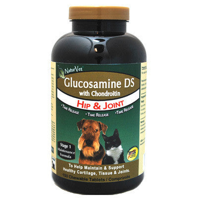 NaturVet Glucosamine DS with Chondroitin Tablets 150ct