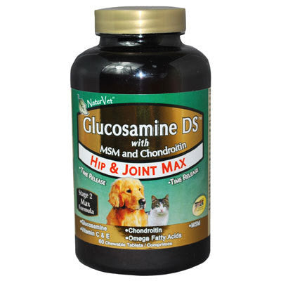 NaturVet Glucosamine DS with MSM & Chondroitin Tablets 120ct